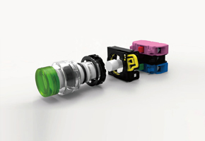 Buttons and indicators